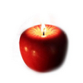 Christmas Apple Candle